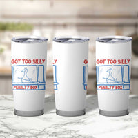 Hockey Got Too Silly Penalty Box Tumbler Cup Silly Goose Meme