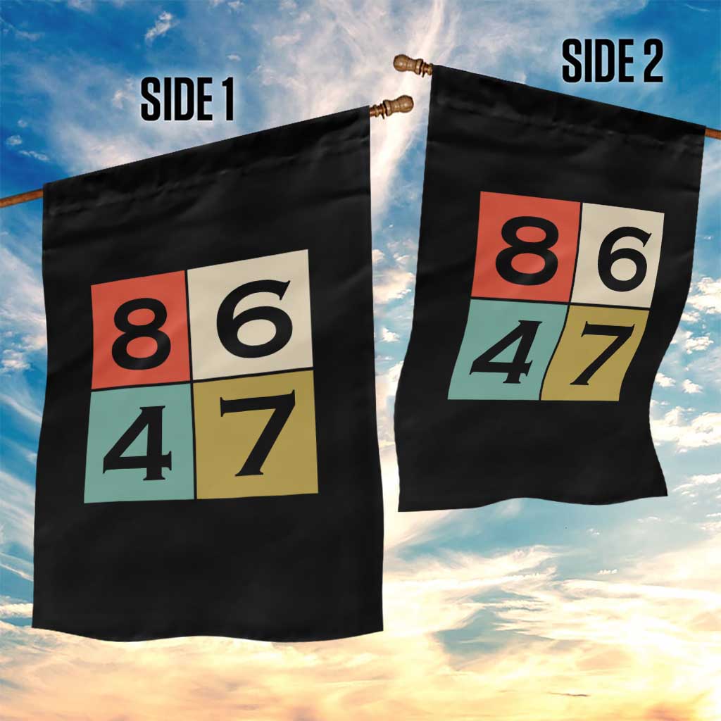 Retro Vintage 8647 Garden Flag Classic Vintage 80s Style