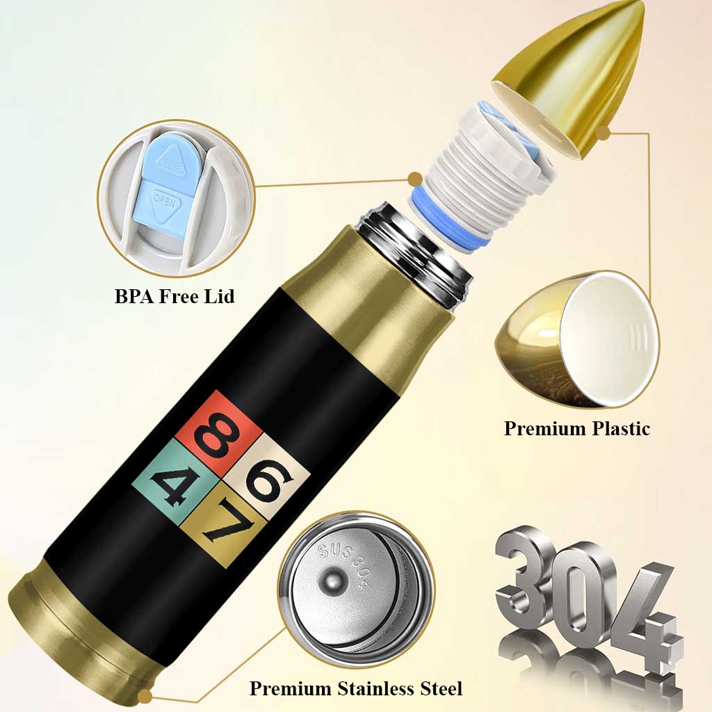 Retro Vintage 8647 Bullet Tumbler Classic Vintage 80s Style