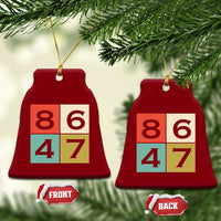 Retro Vintage 8647 Ceramic Ornament Classic Vintage 80s Style