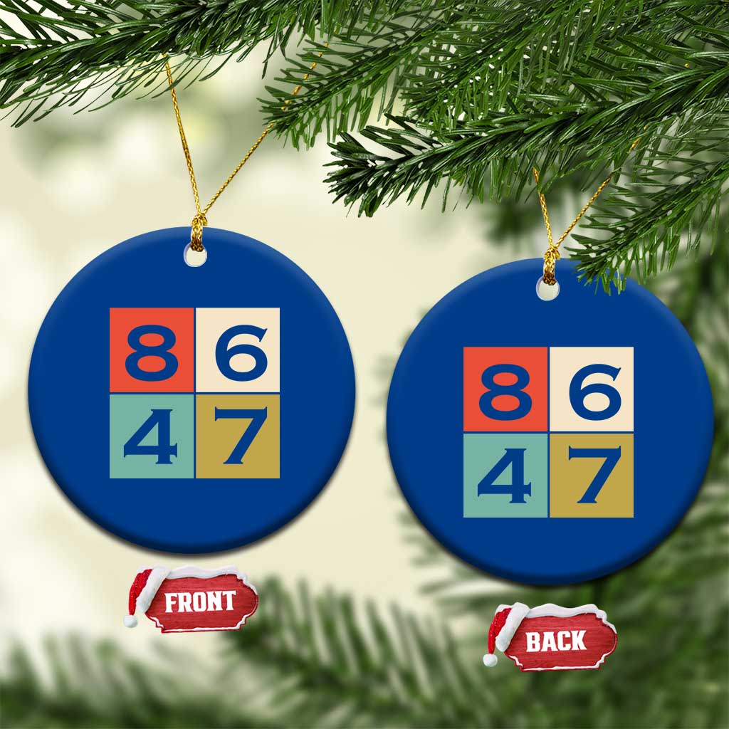 Retro Vintage 8647 Ceramic Ornament Classic Vintage 80s Style