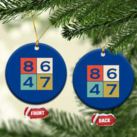 Retro Vintage 8647 Ceramic Ornament Classic Vintage 80s Style