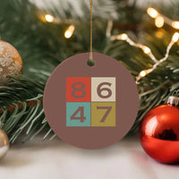 Retro Vintage 8647 Ceramic Ornament Classic Vintage 80s Style