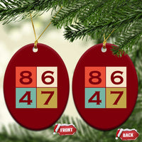 Retro Vintage 8647 Ceramic Ornament Classic Vintage 80s Style