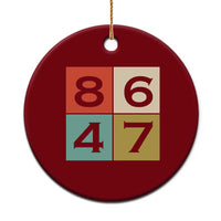 Retro Vintage 8647 Ceramic Ornament Classic Vintage 80s Style