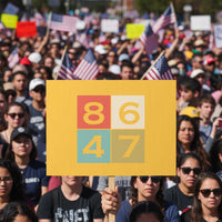 Retro Vintage 8647 Protest Sign Classic Vintage 80s Style