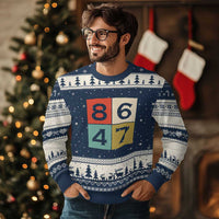Retro Vintage 8647 Ugly Christmas Sweater Classic Vintage 80s Style