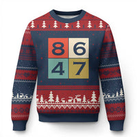 Retro Vintage 8647 Ugly Christmas Sweater Classic Vintage 80s Style
