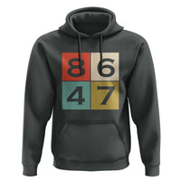 Retro Vintage 8647 Hoodie Classic Vintage 80s Style