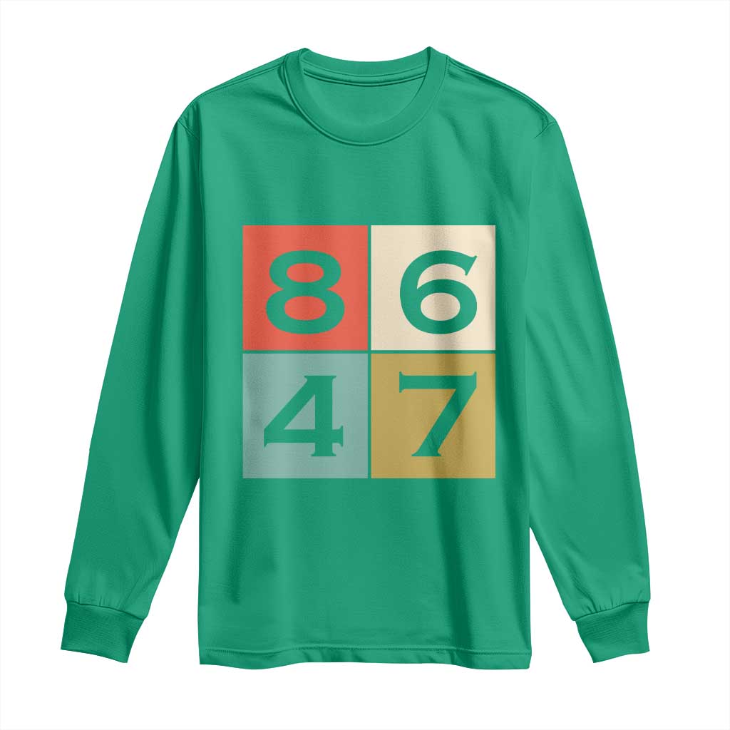 Retro Vintage 8647 Long Sleeve Shirt Classic Vintage 80s Style
