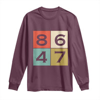 Retro Vintage 8647 Long Sleeve Shirt Classic Vintage 80s Style