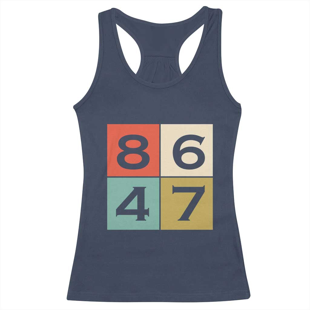 Retro Vintage 8647 Racerback Tank Top Classic Vintage 80s Style