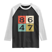 Retro Vintage 8647 Raglan Shirt Classic Vintage 80s Style
