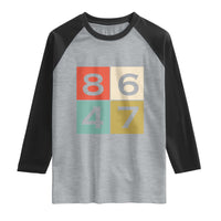 Retro Vintage 8647 Raglan Shirt Classic Vintage 80s Style