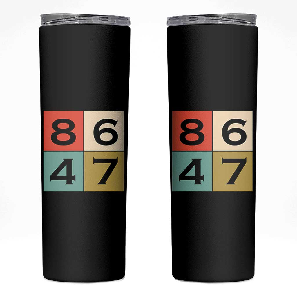 Retro Vintage 8647 Skinny Tumbler Classic Vintage 80s Style