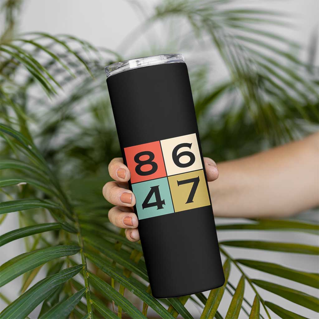 Retro Vintage 8647 Skinny Tumbler Classic Vintage 80s Style