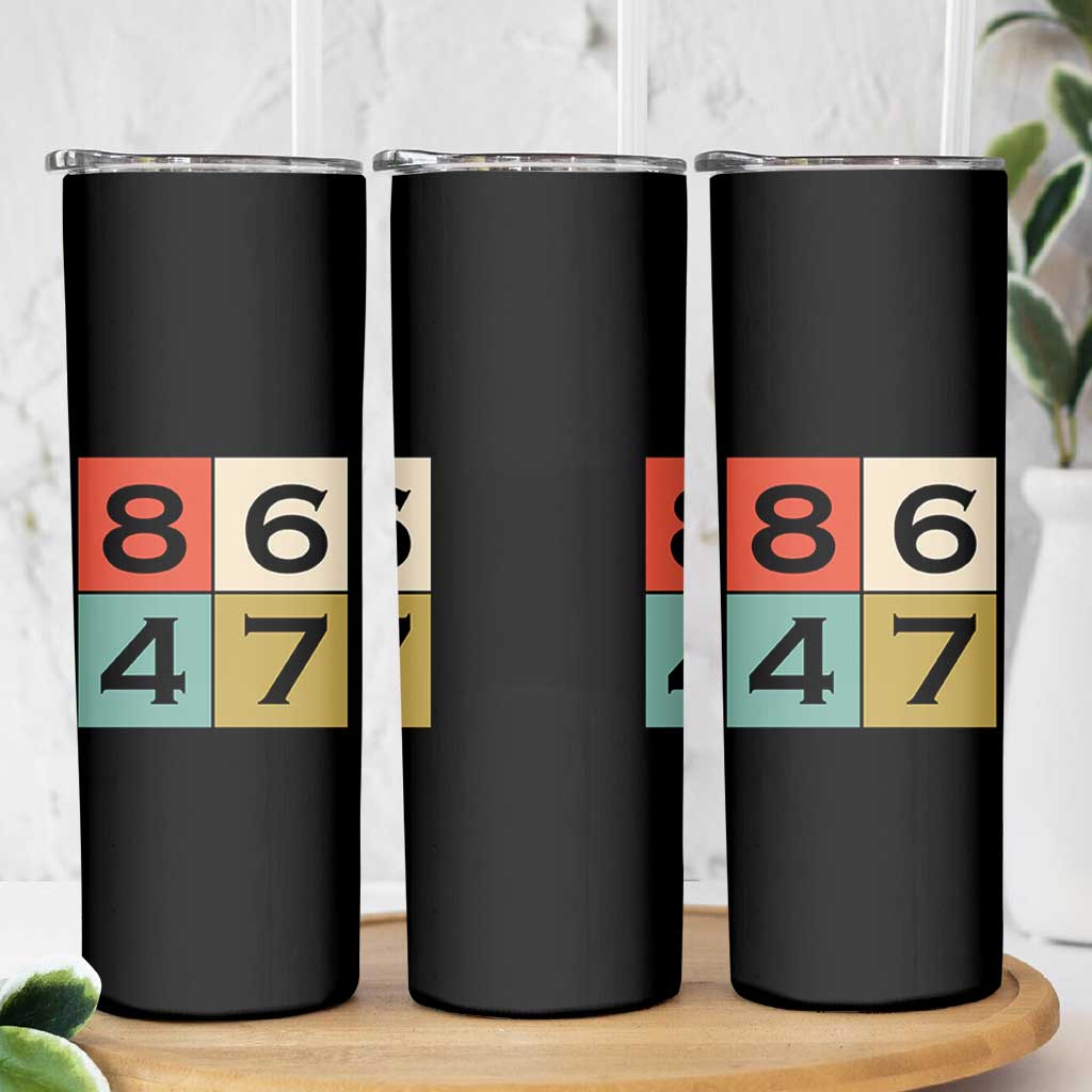 Retro Vintage 8647 Skinny Tumbler Classic Vintage 80s Style