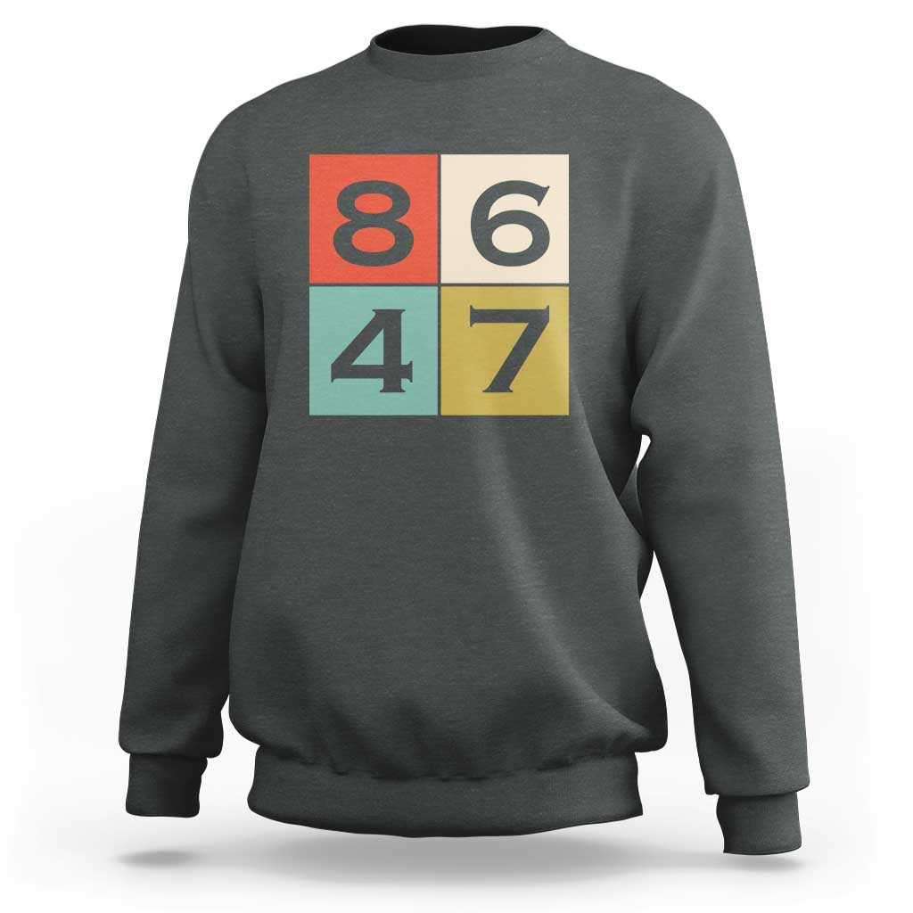 Retro Vintage 8647 Sweatshirt Classic Vintage 80s Style