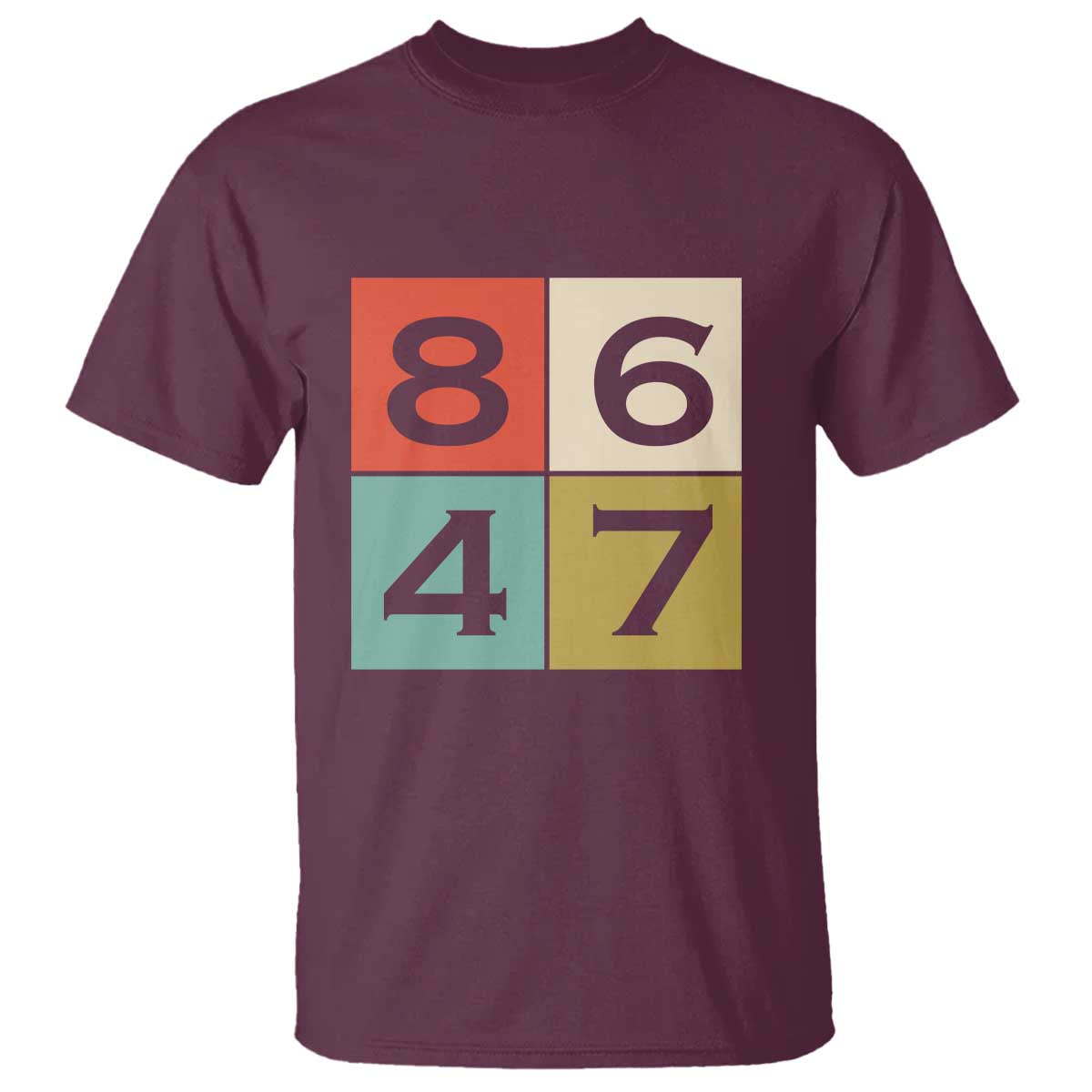 Retro Vintage 8647 T Shirt Classic Vintage 80s Style