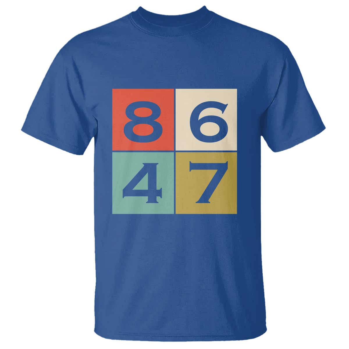 Retro Vintage 8647 T Shirt Classic Vintage 80s Style