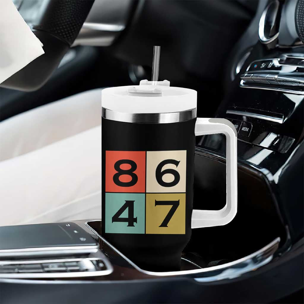 Retro Vintage 8647 Tumbler With Handle Classic Vintage 80s Style