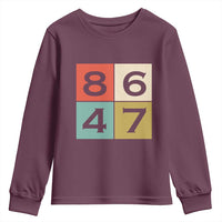 Retro Vintage 8647 Youth Sweatshirt Classic Vintage 80s Style