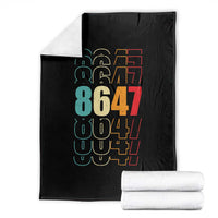Retro Vintage 8647 Throw Blanket Subtle Anti FDT