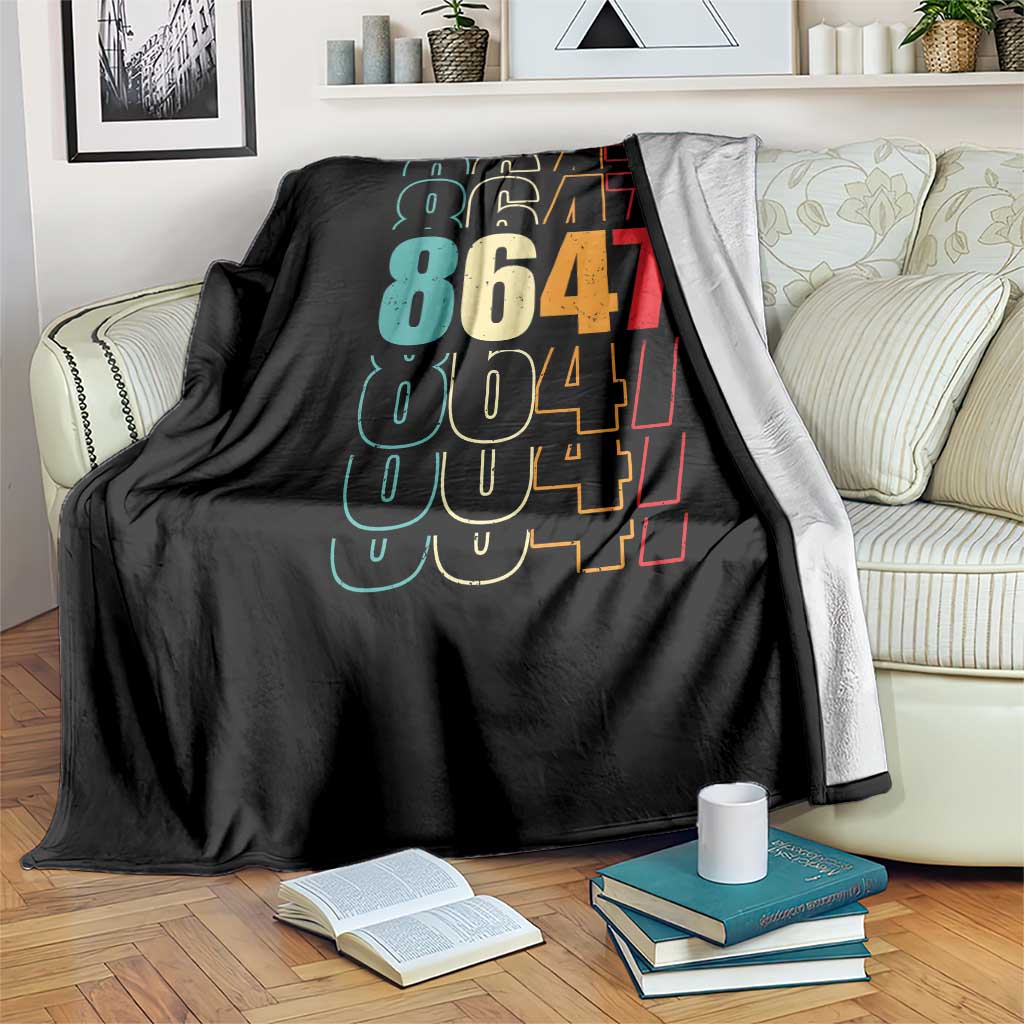 Retro Vintage 8647 Throw Blanket Subtle Anti FDT