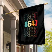 Retro Vintage 8647 Garden Flag Subtle Anti FDT