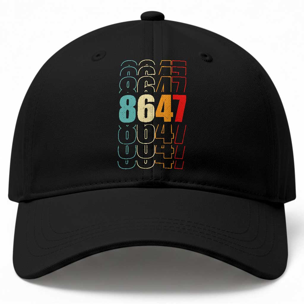 Retro Vintage 8647 Baseball Cap Subtle Anti FDT