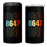 Retro Vintage 8647 4 in 1 Can Cooler Tumbler Subtle Anti FDT