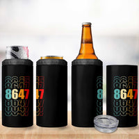Retro Vintage 8647 4 in 1 Can Cooler Tumbler Subtle Anti FDT