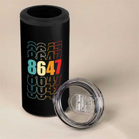 Retro Vintage 8647 4 in 1 Can Cooler Tumbler Subtle Anti FDT