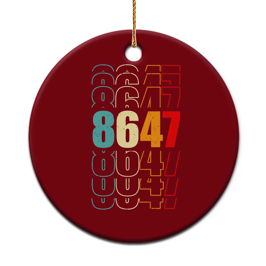 Retro Vintage 8647 Ceramic Ornament Subtle Anti FDT