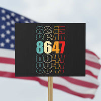 Retro Vintage 8647 Protest Sign Subtle Anti FDT