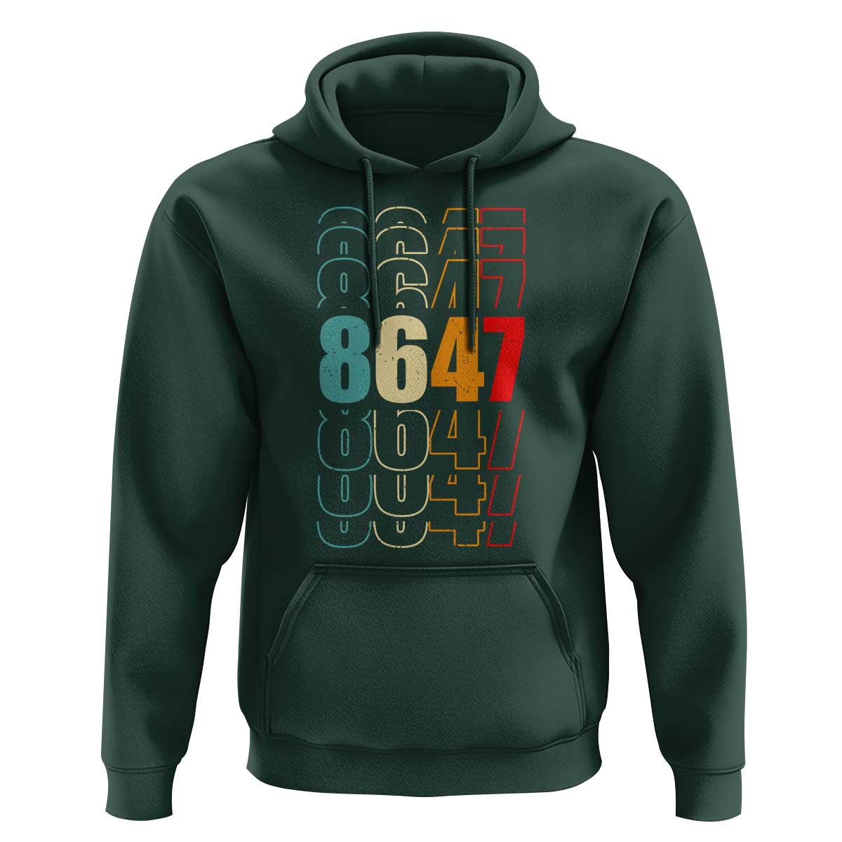Retro Vintage 8647 Hoodie Subtle Anti FDT
