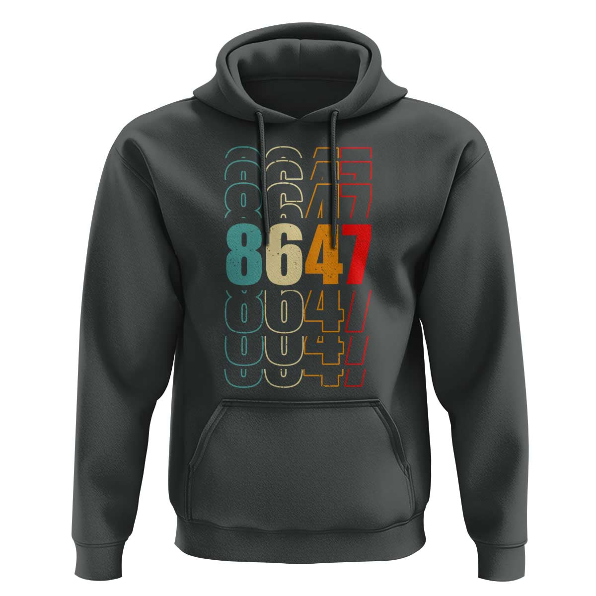 Retro Vintage 8647 Hoodie Subtle Anti FDT