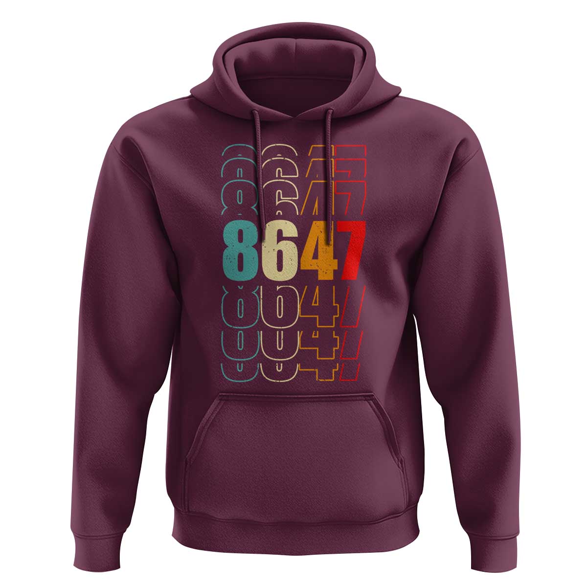 Retro Vintage 8647 Hoodie Subtle Anti FDT