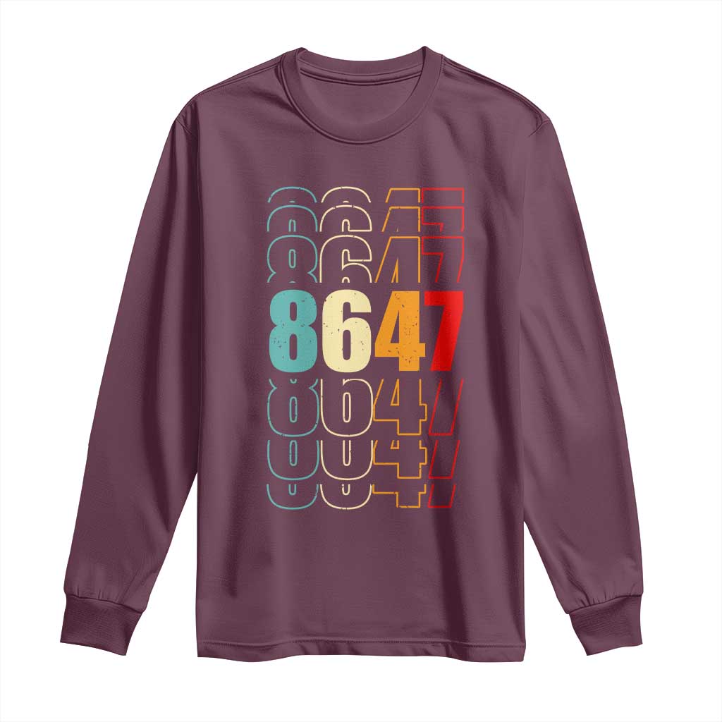 Retro Vintage 8647 Long Sleeve Shirt Subtle Anti FDT