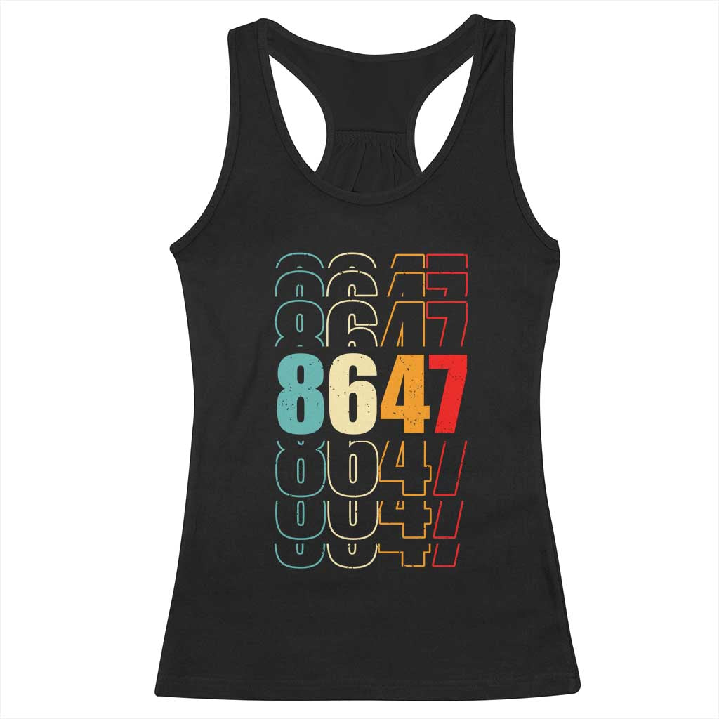 Retro Vintage 8647 Racerback Tank Top Subtle Anti FDT