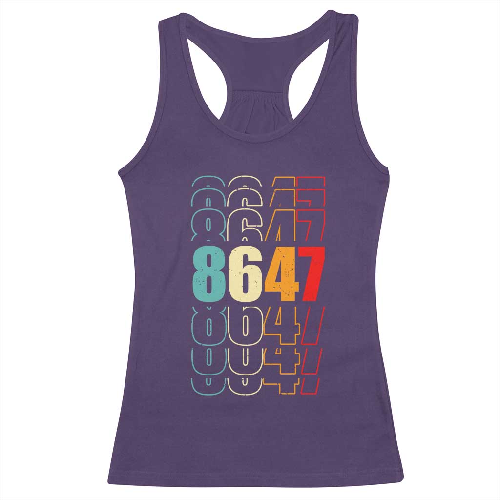 Retro Vintage 8647 Racerback Tank Top Subtle Anti FDT