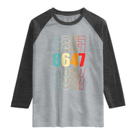 Retro Vintage 8647 Raglan Shirt Subtle Anti FDT