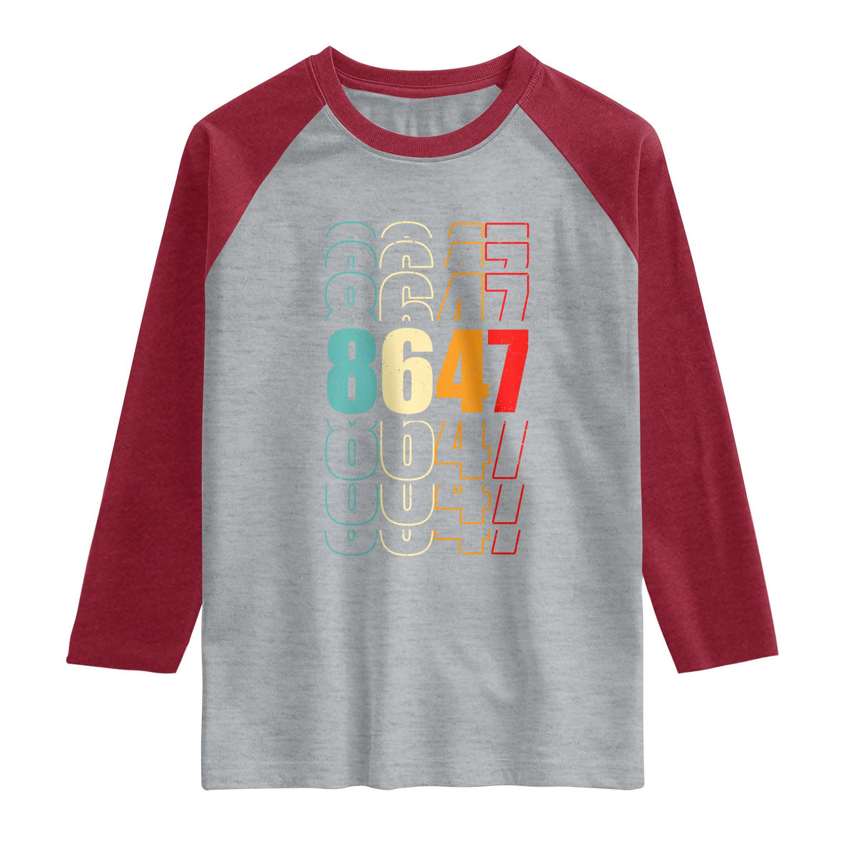 Retro Vintage 8647 Raglan Shirt Subtle Anti FDT