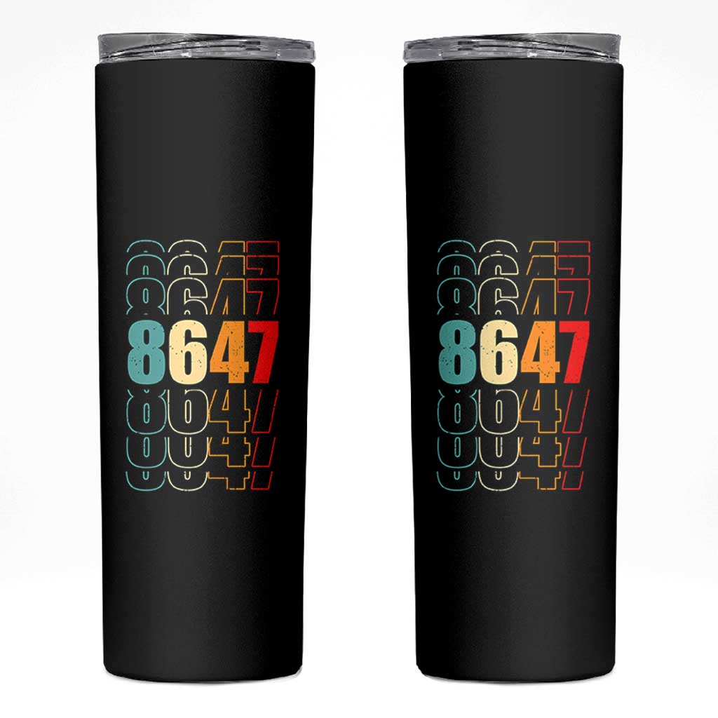 Retro Vintage 8647 Skinny Tumbler Subtle Anti FDT