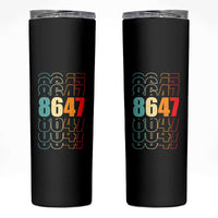 Retro Vintage 8647 Skinny Tumbler Subtle Anti FDT