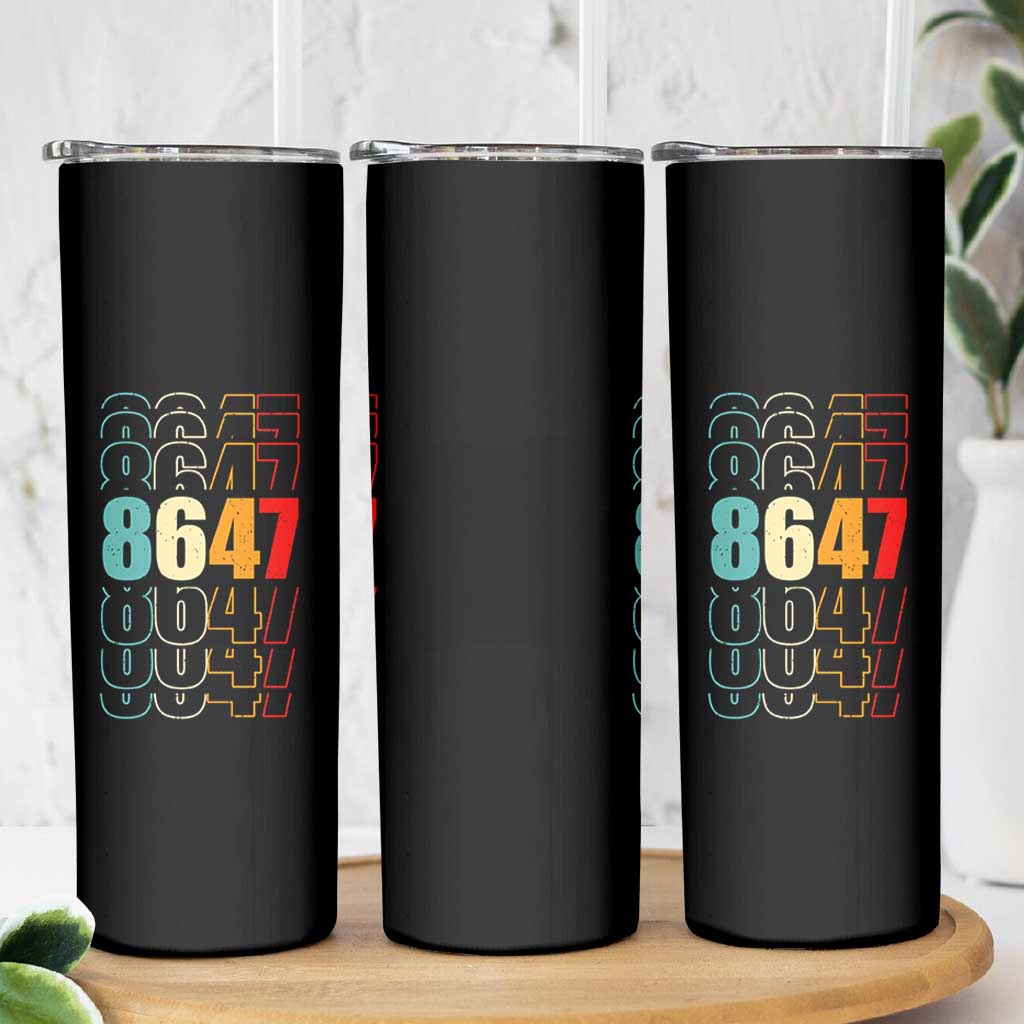 Retro Vintage 8647 Skinny Tumbler Subtle Anti FDT