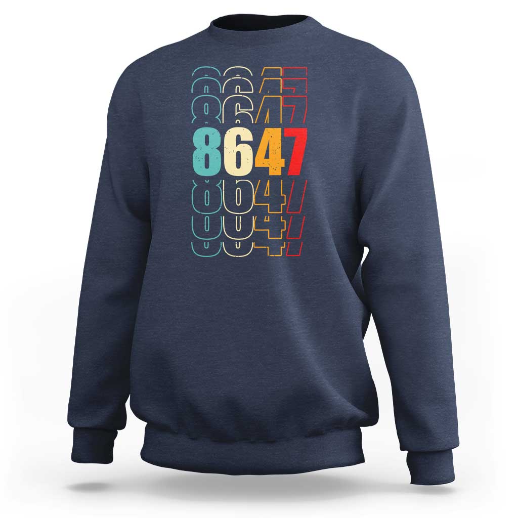 Retro Vintage 8647 Sweatshirt Subtle Anti FDT