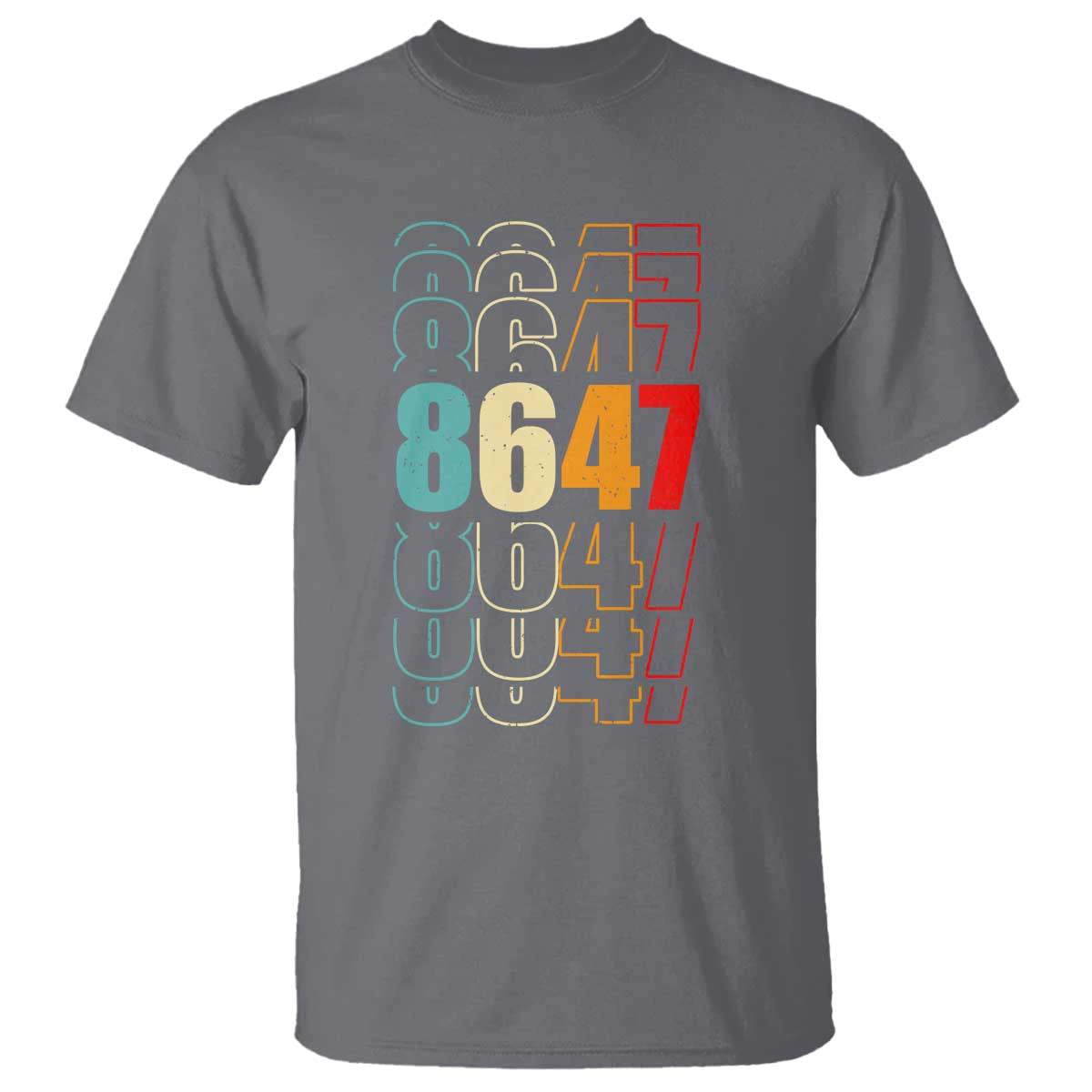 Retro Vintage 8647 T Shirt Subtle Anti FDT
