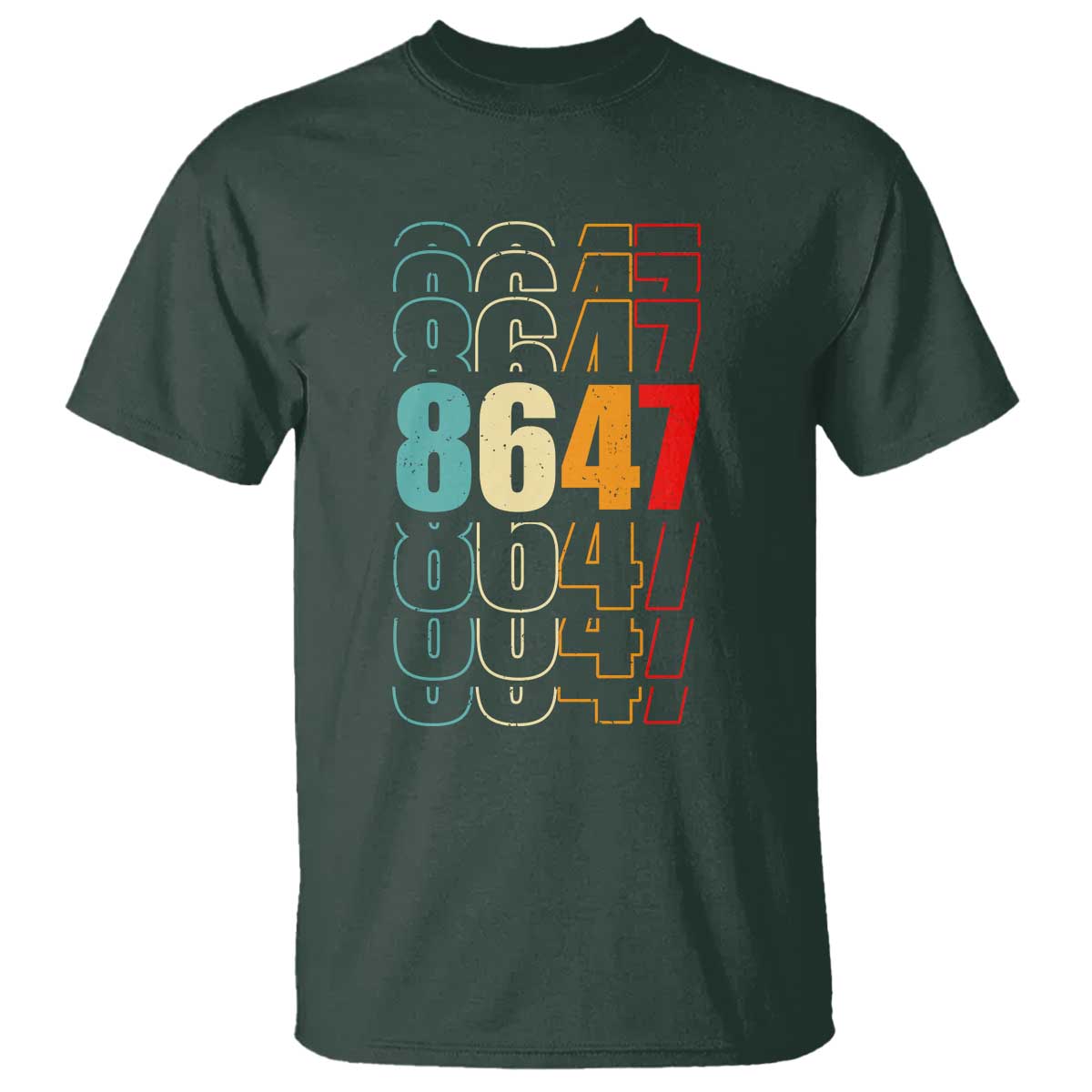 Retro Vintage 8647 T Shirt Subtle Anti FDT