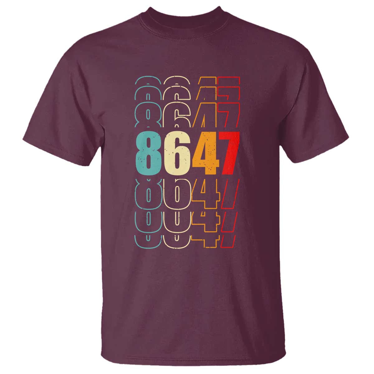 Retro Vintage 8647 T Shirt Subtle Anti FDT